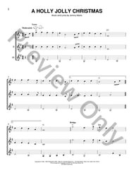 A Holly Jolly Christmas Guitar and Fretted sheet music cover